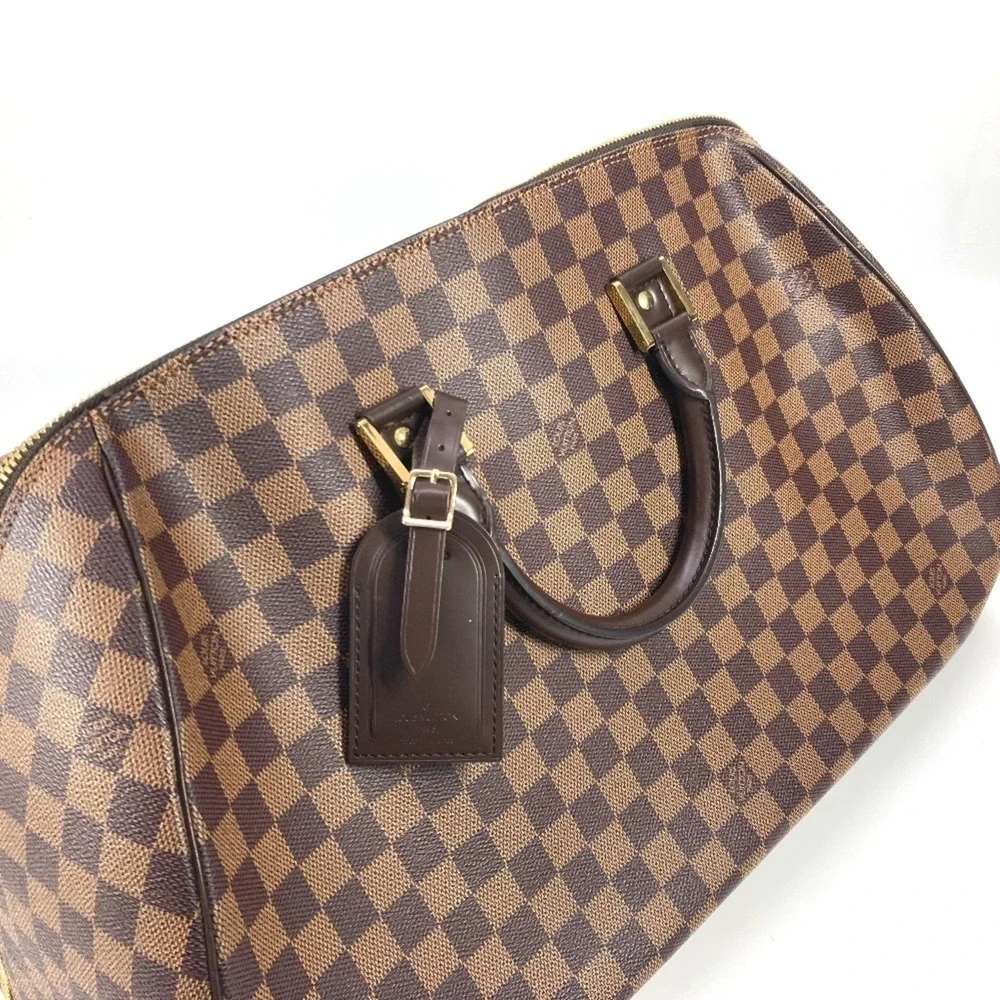 LOUIS VUITTON Brown Damier Canvas Boston Bag